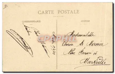 Clairon de Chasseurs Alpins — 100. — A Sauvaigo, Nice — Verso