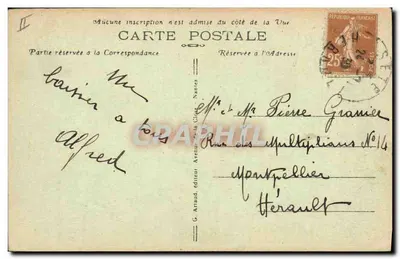 O Couraçado Francês "Mirabeau" — no mar — editor G. Arraud, n°4 — Verso
