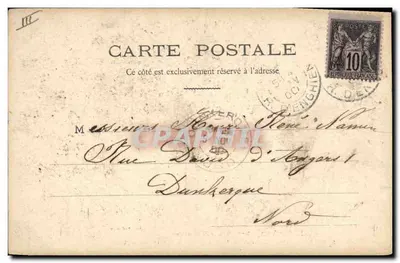 L'Aiglon, Mme Sarah Bernhardt — Avant de mourir le Duc de Reichstadt se fait lire son acte de baptême — Éditeur L.H. et C. Paris, cliché Paul Boyer — Verso