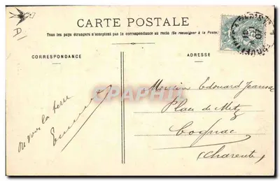 Octogenario Picard — Collezione B. D., Parigi — n° 91 — Verso