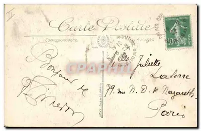 Calais — Tipo de Matelote — LL. — N° 5017 — Verso