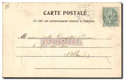 Vrouw — Type matelot — R.P. Calais — n°2000 — Amélie Madelaine — Achterkant