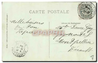 Galaïs — Muletote — LL. — Imprimé sur la carte — Verso