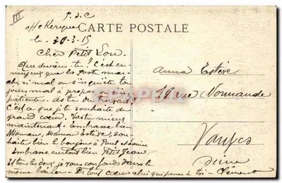 Matelote en Carmagnole — Calais — E.S. 579 — Reverso