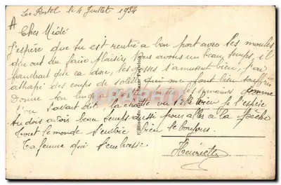 Le Portel — Portelois w stroju festijnym — LL — Rewers