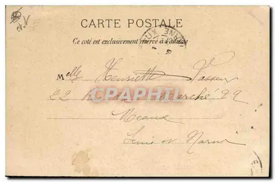 Château de La Roche Guyon — La Bibliothèque — Imprimé par S.&O. n°21 — Verso