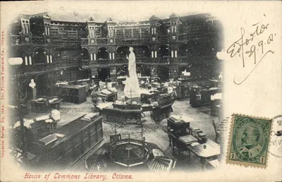 Biblioteca do House of Commons, Ottawa — Série Imperial No. 104a — The Picture Postcard Co.