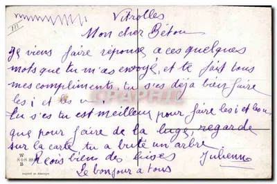 Kind auf Schlitten — Hindernis und Kaninchen — Zeichnung von John Wills — Rückseite