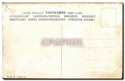 Águia-de-crista na porta — cena humorística — B.K.W. L. 951-10 — Verso