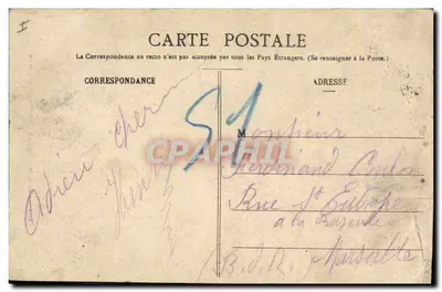 Esquiadores nas Alpes — Um Passo Perigoso — E. Reynaud, Chambéry, n°2031 — Verso