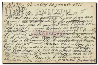 Chasseurs Alpins — Pausa em um Glacier — n°1275 — Verso