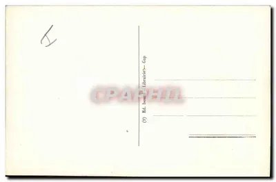 Batalion strzelców alpiskich zimą — Éd. Isoard, Gap — Rewers