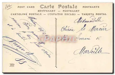 Chasseurs Alpins — No Cantonamento Durante a Sopa — Verso