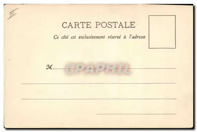 Escadre française — Le croiseur "Marceau" — Chlob A. Rougault, Toulon - Phototypie A. Bergent et Cie, Nacey — Verso