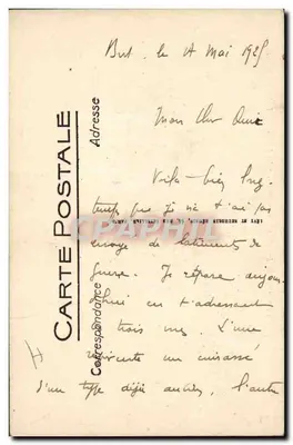 Marocain — Contratorpedeiro — Marinha de Guerra — Verso
