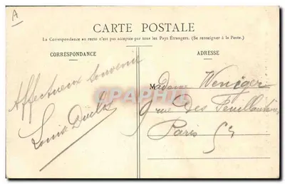 Boulogne-sur-Mer — Een beleefde Boulonnaisie — L.D., B., 452 — Achterkant