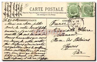 Boulogne-sur-Mer — Una Boulonnaise — LL, n° 256 — Verso