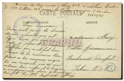 Petite Sablaise — Les Sables-d'Olonne — Collezione Lucien Amand, N° 6079 — Verso