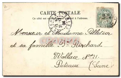 Vero Sablaise — Collezione Amiaud, Les Sables d'Olonne, n. 107 — Verso