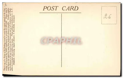 La biblioteca dell'Università di Liverpool — disegno — editore Shepherd, n°26 — Verso