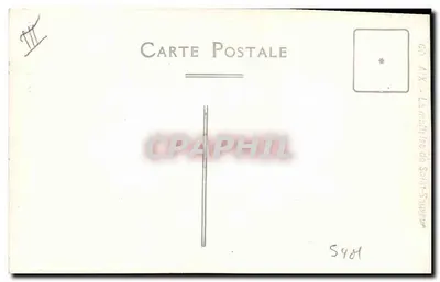 De kapel van Sint-Sulpicius — Koor van zangers — uitgever A. G. P. n° 5981 — Achterkant