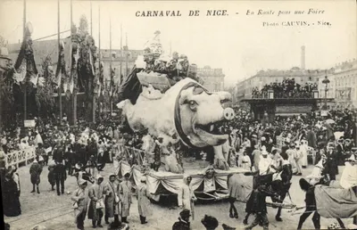 Carnaval de Nice — En Route pour une Foire — Photo Cauvin, Nice