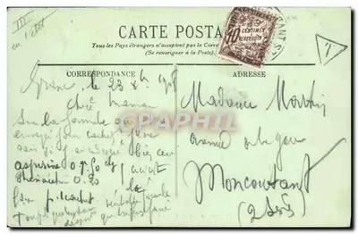 Environ de Grasse — Le Tir au Canon à la Sarret — LL. — n° 1264 — Verso