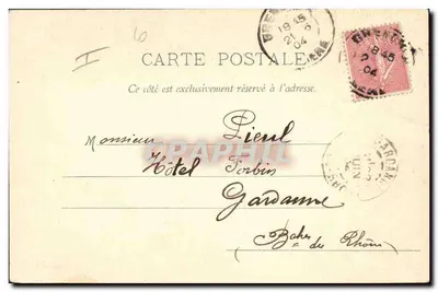 Chasseurs Alpins em Manobras nas Alpes — Deslizamento no Glaciar d'Arsine — Papeterie des Alpes Eug. Robert, Grenoble — Verso