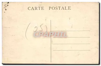 Vallée de la Clarée — Le 159 en reconnaissance au Lac des Thures (2106 m.) — Pap. Vve Francon, Briançon, n° 25129 — Verso