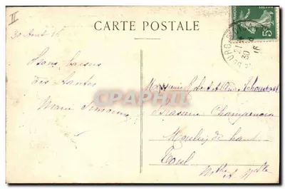 Chasseurs Alpins w manewrach - Rozpoznawanie na lodowcu Râteau - E.R. — Rewers