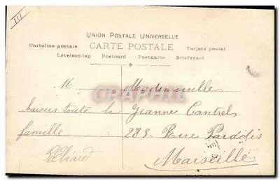 Claude Ritter — dançarina no Gymnase — editada por Roullouger, n° 794/1, S.I.P. — Verso