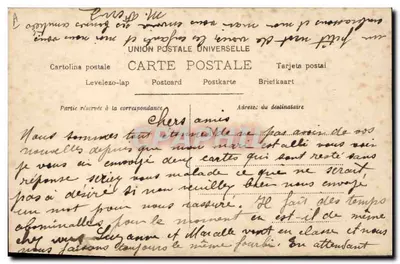 Actrice in kostuum — J. Raunay — uitgever Reutlinger, n° 934 — Achterkant