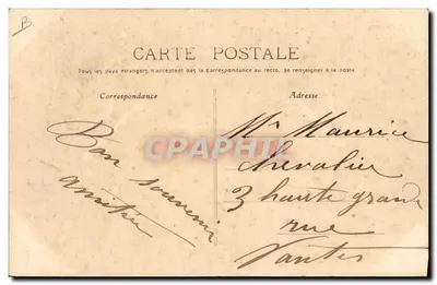 In het Marais du Chalans — Een Bourine en haar omgeving — Mme Milheau, fot. edit. L. en C. Van — Achterkant