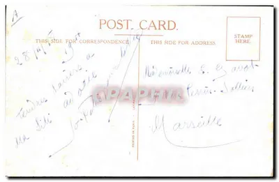 Uma aranha à noite — Esperança. Ele virá! — M. Alyss. n° 3779 — Verso