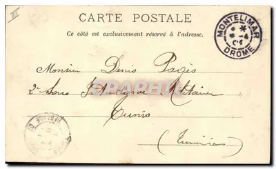A Vidente vai fazê-lo aparecer: Um Porco! — M. F. — Fototipia Royer e Cie, Nancy — Verso