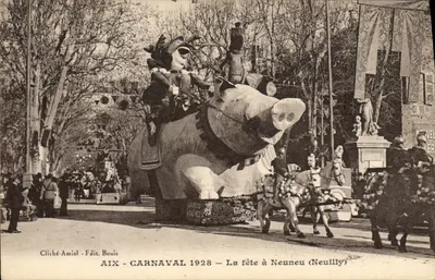 Aix - Carnaval 1928 — A festa em Neuilly