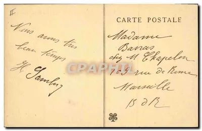 Nossas Campagnas — Toda a Família em Excursão — Editor: NOS CAMPAGNES, n° 6015 — Verso