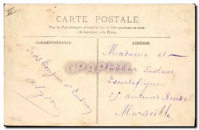 Chasseurs Alpins — Un Poste d'Hiver — Courtoin, édit. - Grenoble — Verso