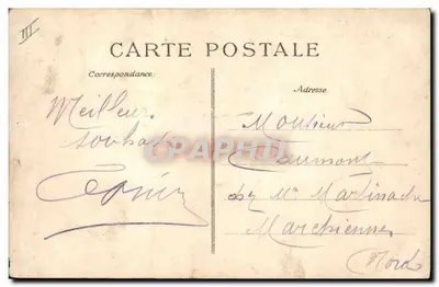 Le "Masséna" cuirassé d'Escadre — Le Havre — Éditeur E-D — Verso