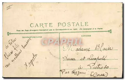Massue - Contratorpedeiro — Marinha Militar Francesa — Historique Marines Per, França — Verso