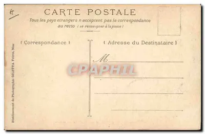 A « Marseillaise », cruzador blindado de 1ª classe — Coleção Artística, n° 3231 — Edit. Giletta, fot. Nice — Verso