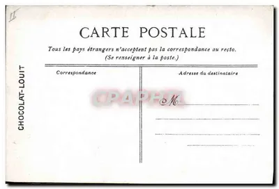 O encouraçado "MASSÉNA" — Edição para o CHOCOLAT-LOUIT — Verso
