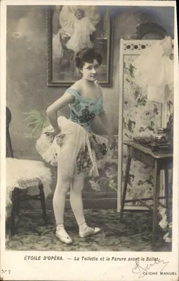 Estrela de Ópera — A Toalete e a Roupagem Antes do Balé — Cliché Manuel, N°2