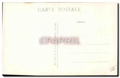 Trajes Sarthois — Pai Quérû e Senhora Chantepie — Imp. Fot. A. Liebe, Le Mans — Verso
