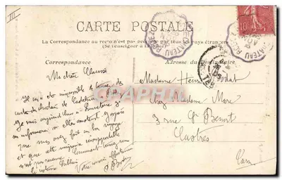 Les Sables d'Olonne — Sob o guarda-chuva — Coleção G. I. D., Nantes, n°29 — Verso