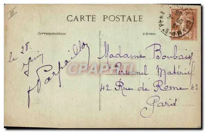 Les Sables-d'Olonne — Meu olhar para o ausente — Editor Limousin, n°5 — Verso