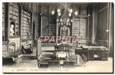 LONDRES — A Casa dos Lordes — A Biblioteca — LL.