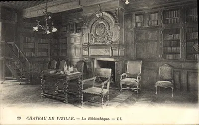 Castelo de Vizille — A Biblioteca — LL
