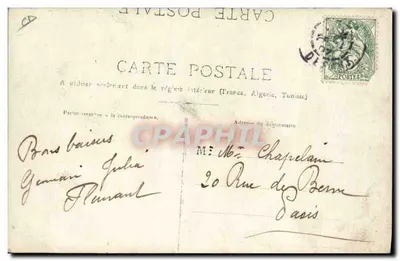 Café Billard — cena de rua com três pessoas e cachorro — editor desconhecido — Verso