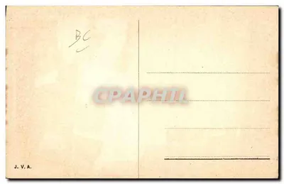 Homem em traje jogando bilhar — caricatura — J. V. A. — Verso
